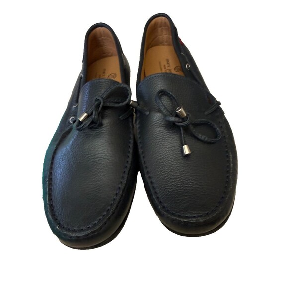 NWOT Marc Joseph New York Riverview Navy Leather Loafers Size 12 - Picture 2 of 5